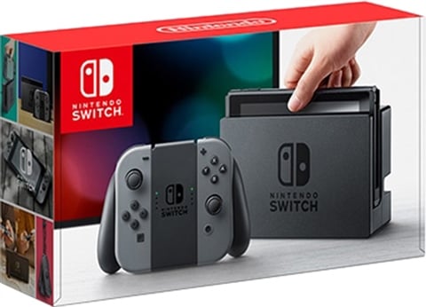Nintendo Switch Console, 32GB + Grey Joy-Con, Boxed